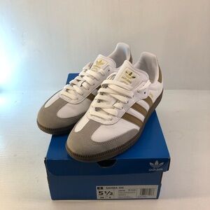 Adidas Samba OG White and Gray Sneakers Men’s Size 5½